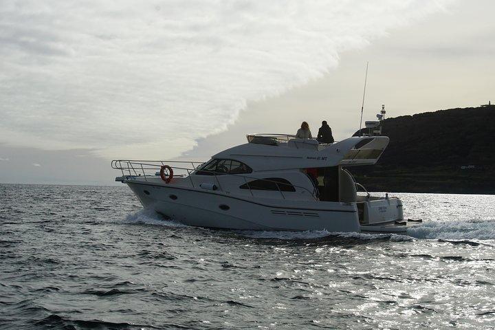 Rodman motor yacht tour of Faial, Pico and São Jorge islands