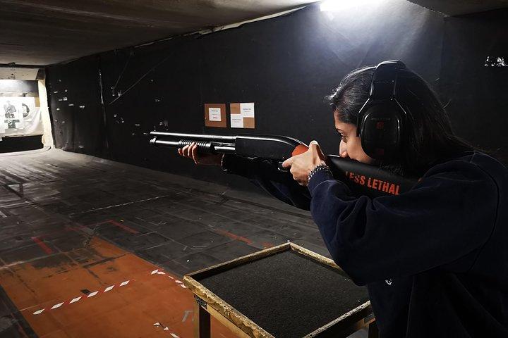 Try 4 weapons - Winchester, Glock17, Kalashnikov, Beretta 92FS