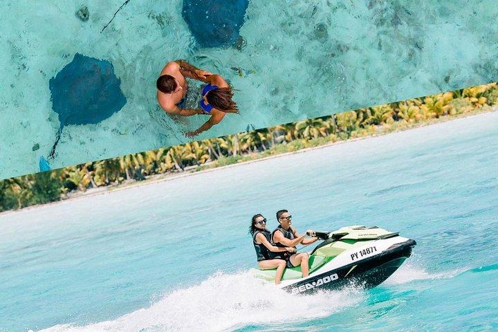 Bora Bora Jet Ski Tour, & Eco Shark / Ray Snorkel Cruise