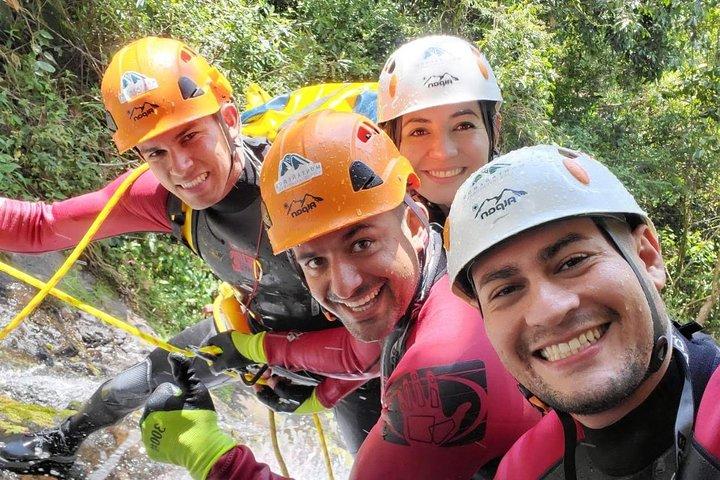 Canyoning in Jardín Antioquia - The Crystal Staircase Route 5 Waterfalls