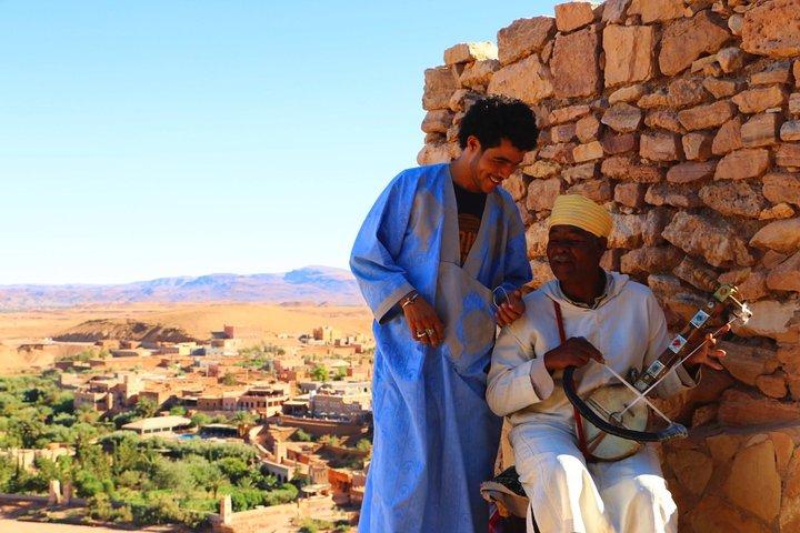 Day trip from Ouarzazate: Teloute, Ait Ben Haddou & Oasis Fint including lunch