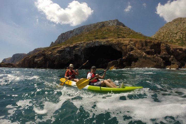 Kayak and snorkel excursion to Cova Tallada