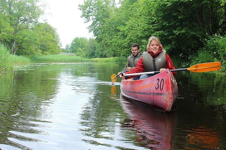 Self-guided canoe trip in Soomaa national park 