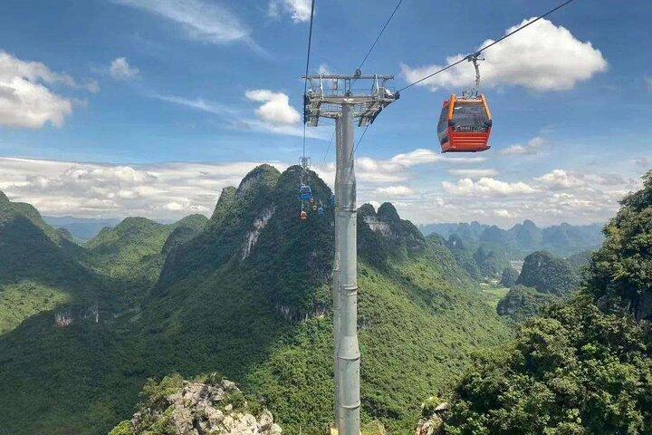 Yangshuo Ruyi peak & round way cable car ticket