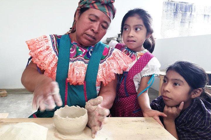 Pottery workshop with traditional potters