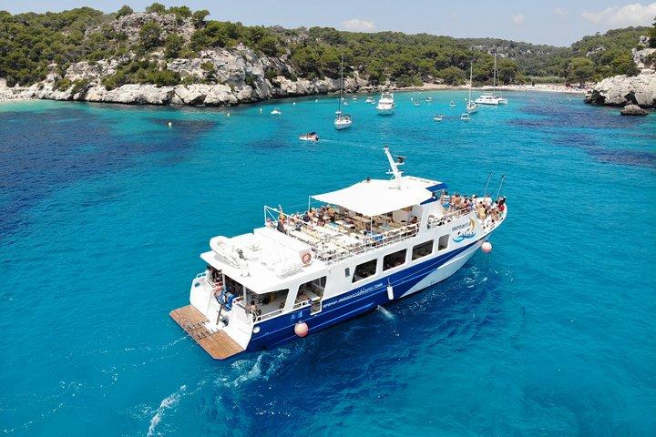 Excursion to the southern beaches of Menorca with paella included HolaCruise