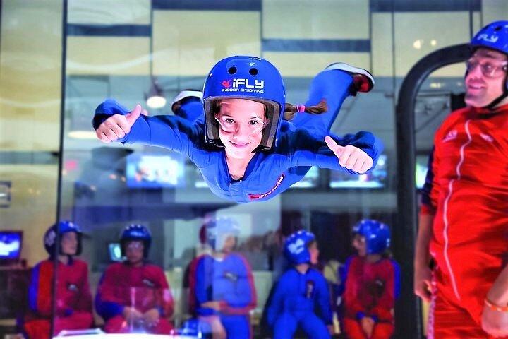 Montgomery Indoor Skydiving Experience with 2 Flights & Personalized Certificate