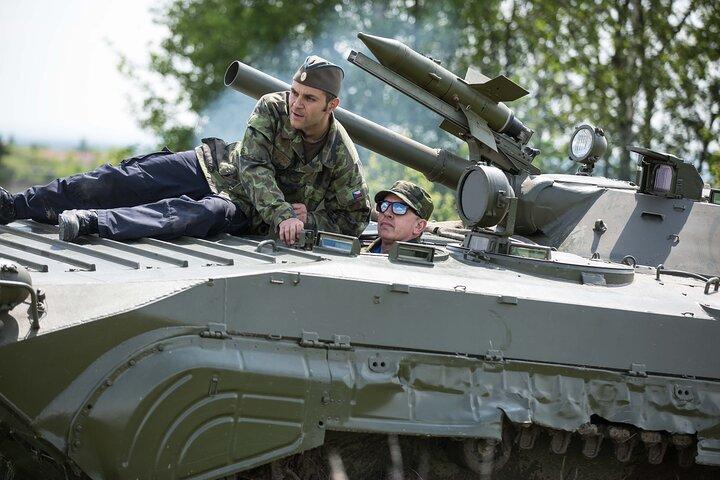 BMP tank driving experience Prague