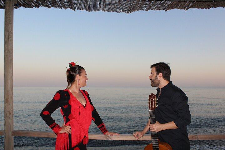 Flamenco evening and barbecue by the sea at the Blue Dolphin Beach Club