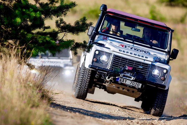 Full-day Land Rover driving off-road experience Prague