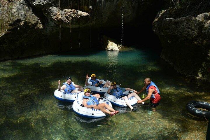 Crystal Dry Cave and Cave-Tubing, including Lunch 