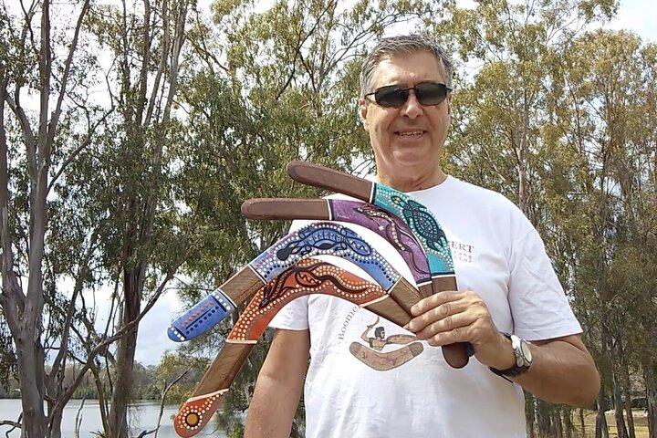 Learn to throw a real Aborignal returning boomerang in Brisbane, Australia