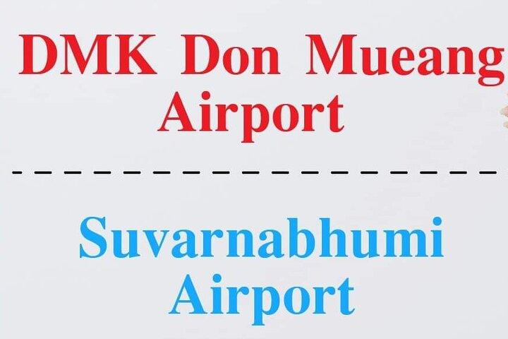 Bangkok hotel pick up to DMK Don Mueang Airpor ,Suvarabhumi airport MAX 3PAX