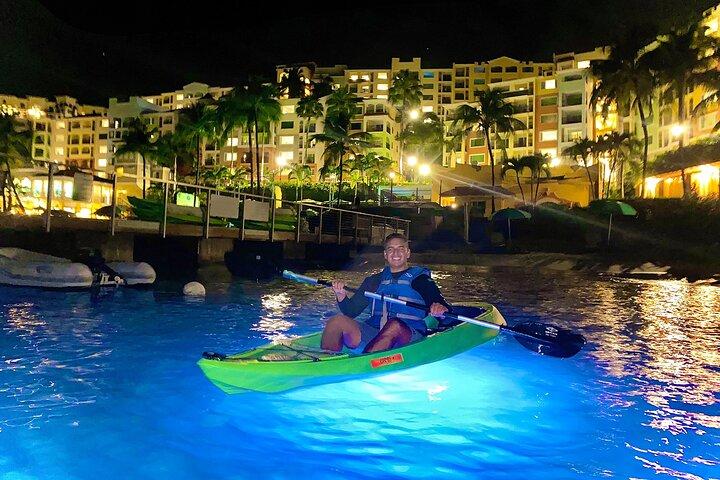 Illuminated Night Kayak from Marriott Frenchman's Cove Dock, US Virgin Islands