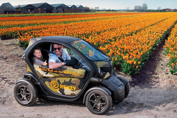 Drive it yourself electric Tulip and Flower Fields GPS audio tour