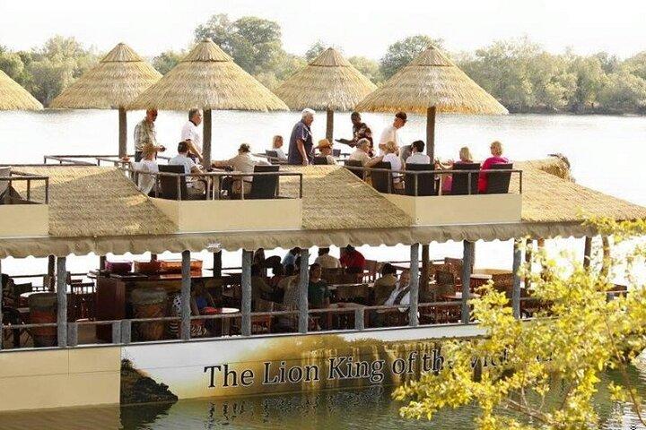 Lion King of Victoria Falls Sunset Cruise on The Zambezi River