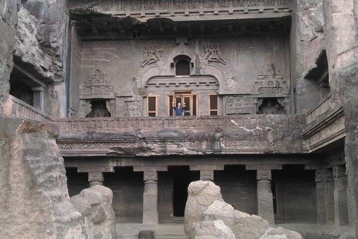 Amazing World Heritage Site Ellora Caves one day Trip in AC Car 