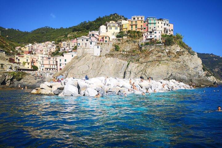 Cinque Terre from the sea