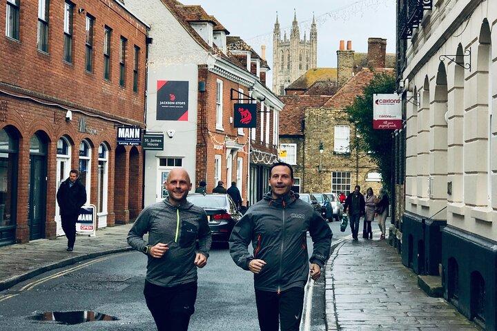 Small-Group City Running Tour in Canterbury