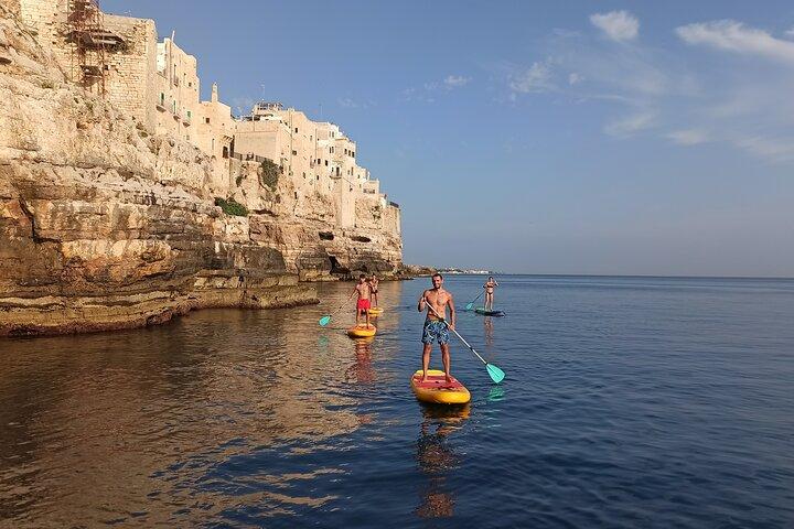SUP ride to the Polignano a Mare caves