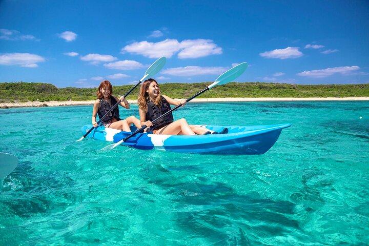 [Okinawa Miyako] SUP/canoe tour with a spectacular beach!!