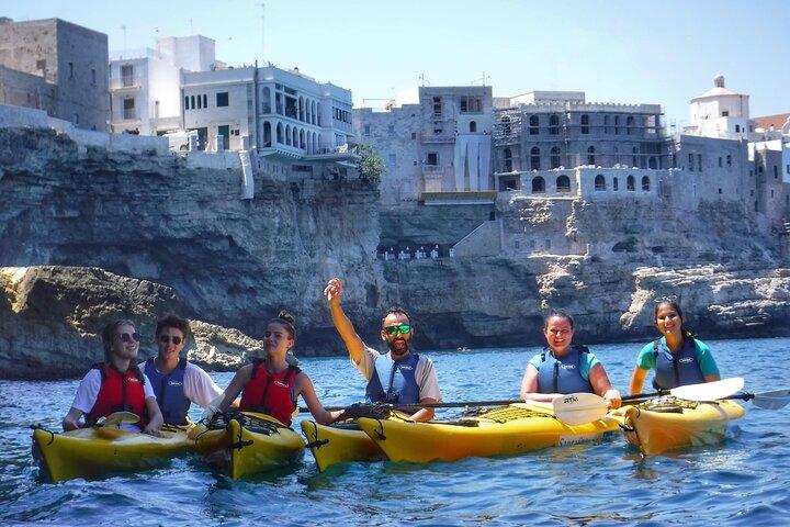 POLIGNANO Sea Kayak Tour + swimming stop in a cave