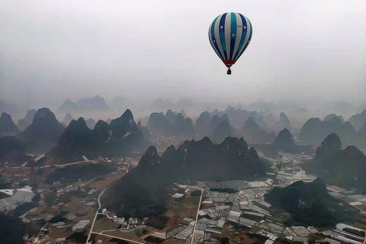 Half-Day Yangshuo Hot Air Ballooning Sunrise Private Tour