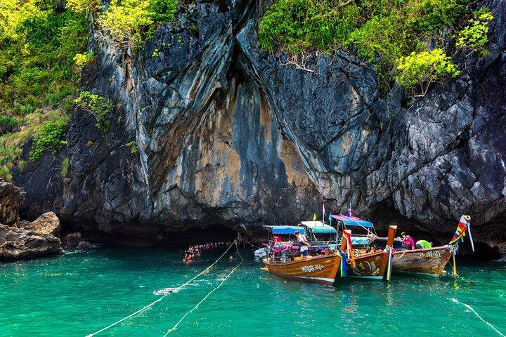 Koh Ngai, Koh Muk + Emerald Cave Snorkeling Tour by Classic Longtail Boat