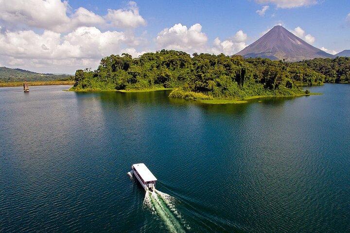 Shared Lake Crossing from Monteverde to La Fortuna de Arenal