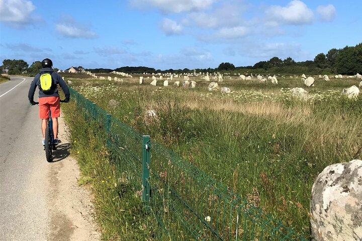 All-terrain electric trotting - 1h30 guided by GPS - "Carnac alignments"