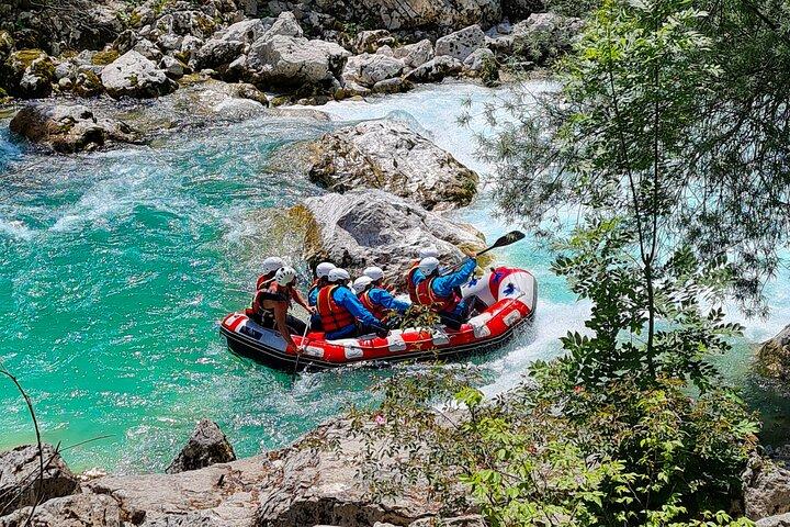 Whitewater Rafting on the Soča River in Bovec, Slovenia
