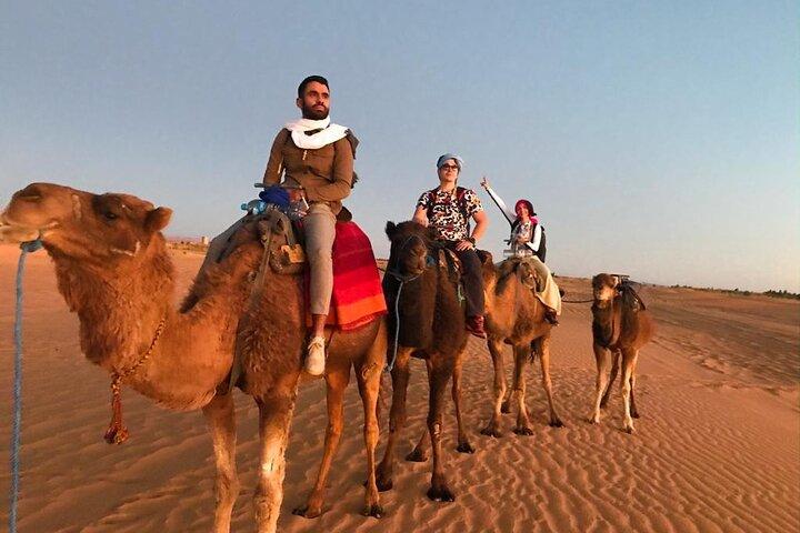 Merzouga Orange Dunes ATV Sandsurf Camels with 5 Stars Dinner