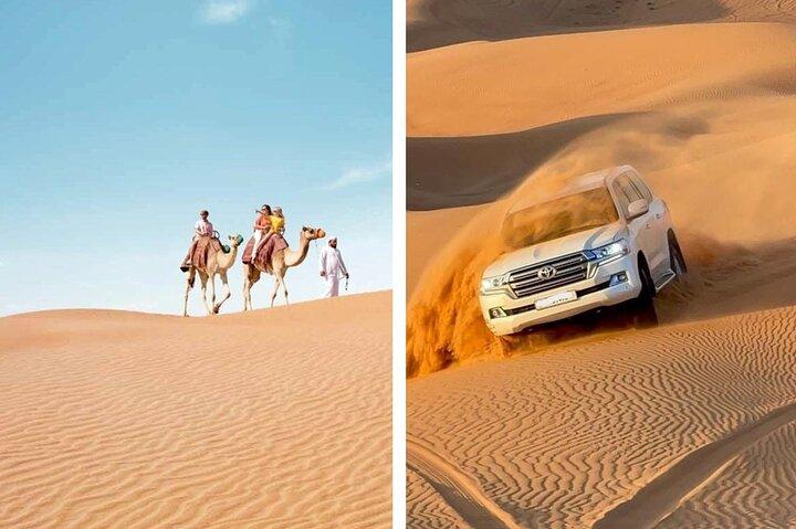  Desert Safari, Camel Ride, Sand Boarding, Inland Sea Visit COMBO