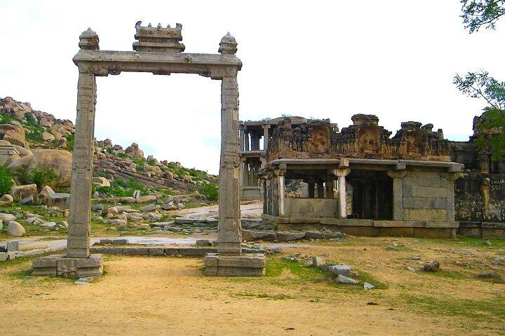 One day private tour of Hampi world heritage site with guide and car
