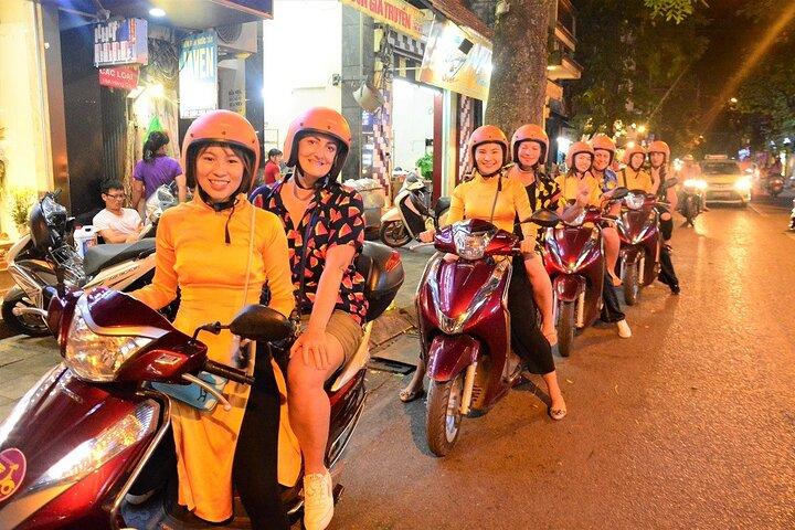 Hanoi Motorbike Tours Led By Women: Hanoi By Night Foodie Motorbike Tours