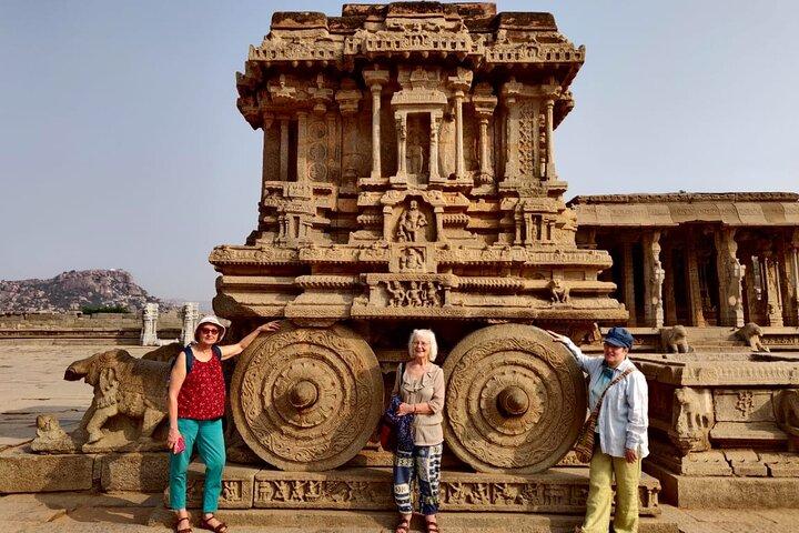 1 day private tour of Hampi world heritage site in car with professional guide 