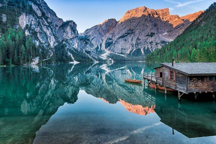 Private Full-Day Tour of Dolomites, Alpine Lakes including Braies from Innsbruck