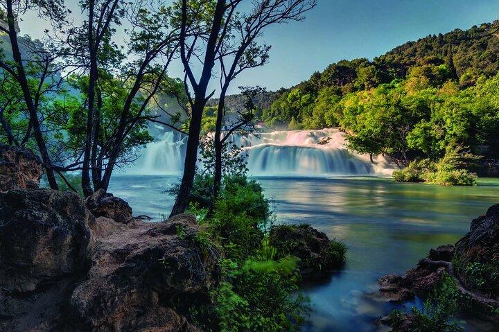 Private Krka Waterfalls Day Trip from Split including Wine Tasting & Lunch