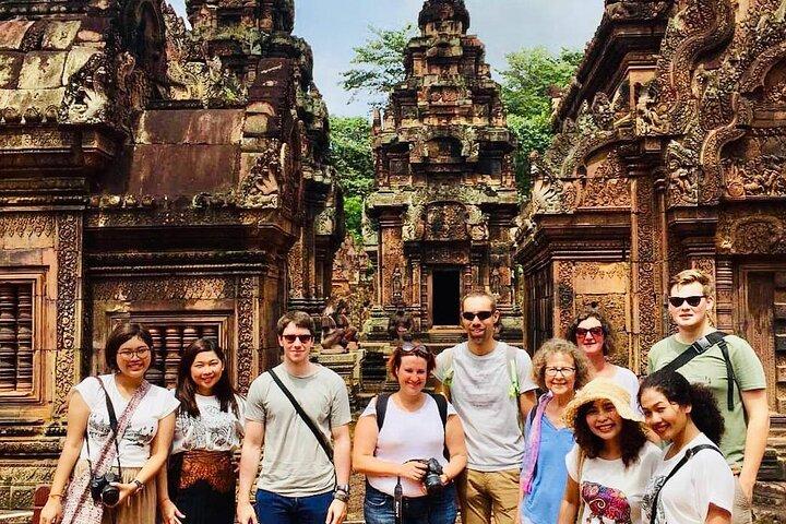 Full-Day Banteay Srei & 4 Temples Join-in Tour