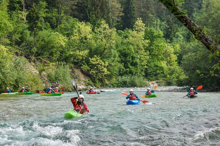 Kayaking Emerald Soča River