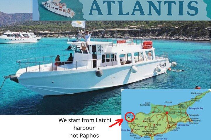 Blue Lagoon Cruise with sightseeing departing from LATCHI HARBOUR. Postcode 8840