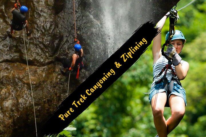 Ziplining and Waterfall Rappelling Combo in Costa Rica