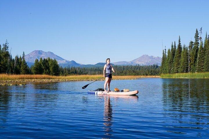 Small-Group Paddle Board and Happy Hour in Cascade Lakes