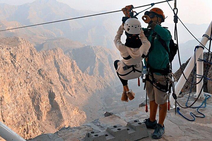 Jebel Jais Sky Tour – World’s Longest Zipline Tour From Dubai