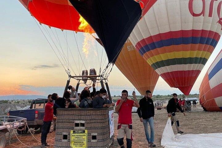 Cappadocia Hot Air Balloon Ride over Cat Valley with Transfers