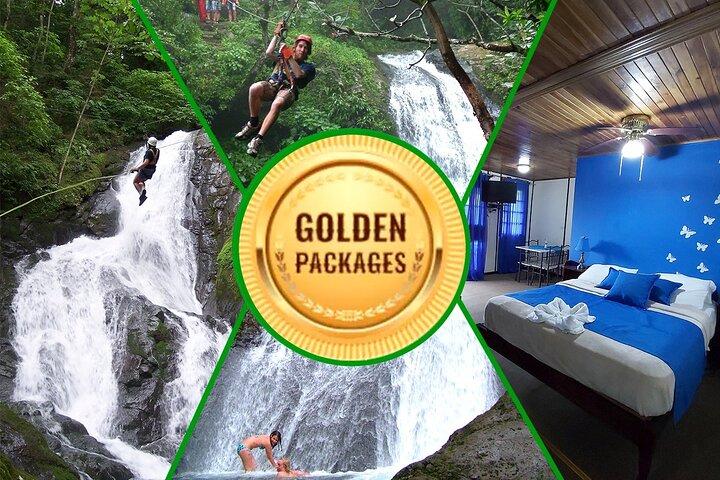Golden Package (2 days/ 1 night + 25 lines ziplining over 11 waterfalls) 