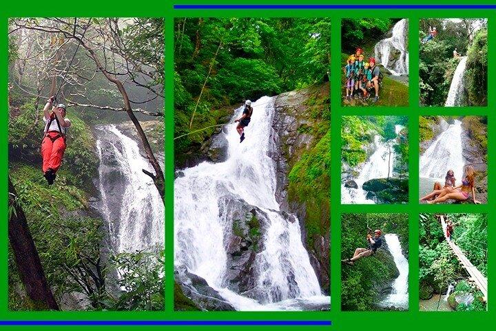 Shore Excursion Zipline over 11 Waterfalls /Caldera Port