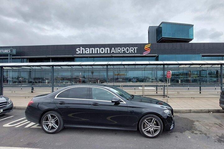 Shannon Airport to Galway via Cliffs of Moher Private Car Service