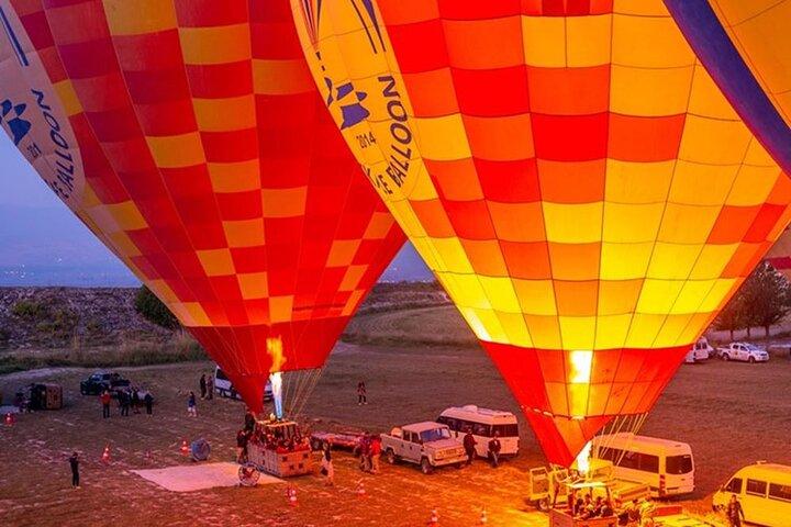 Pamukkale Hot Air Balloon Flight from Antalya w/Lunch & Transfer