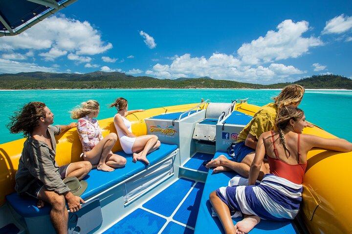 Ocean Rafting Tour to Whitehaven Beach and Hill Inlet Lookout
